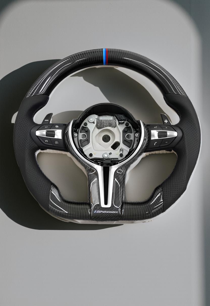 Carbon Fiber Steering Wheel for BMW M Series (M2, M3, M4, M5, M6) and Models (F10, F20, F22, F30, F32, F36, F06, F07, E70, F15, F16)