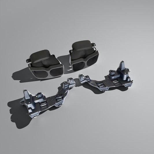 304 Steel Tail Muffler with Bracket for Mercedes-Benz W213 E-Class E300, E450, E43, E53 & E63 AMG 2019 Exhaust Pipes