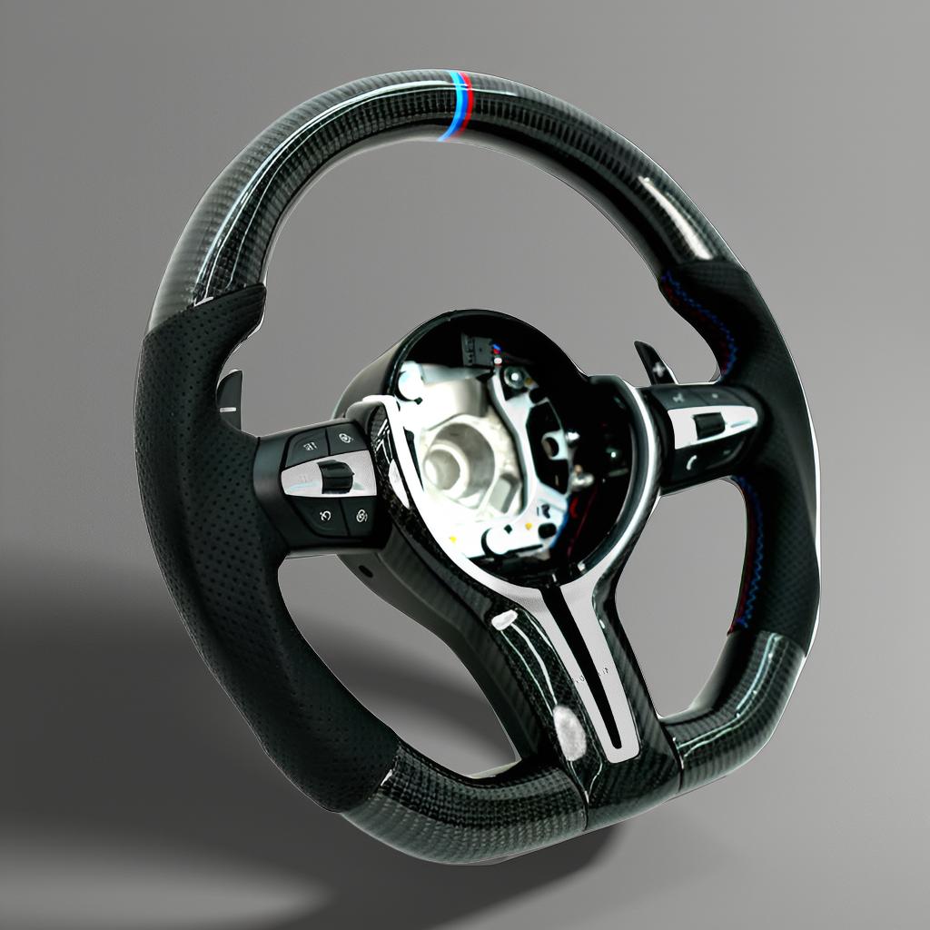 Customized Carbon Fiber Sport Steering Wheel for BMW M3, M4, M5 (F83, F87) with CF Trim