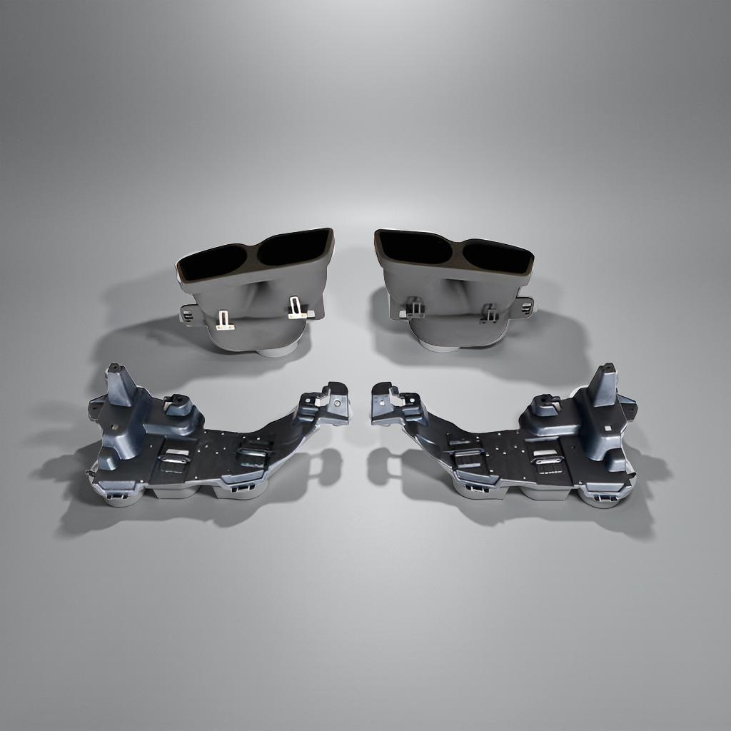 304 Steel Tail Muffler with Bracket for Mercedes-Benz W213 E-Class E300, E450, E43, E53 & E63 AMG 2019 Exhaust Pipes