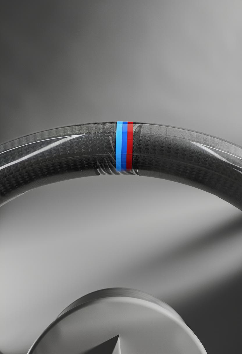 BMW F30 3-Series & F80 4-Series M Style Carbon Fiber Steering Wheel Full Set