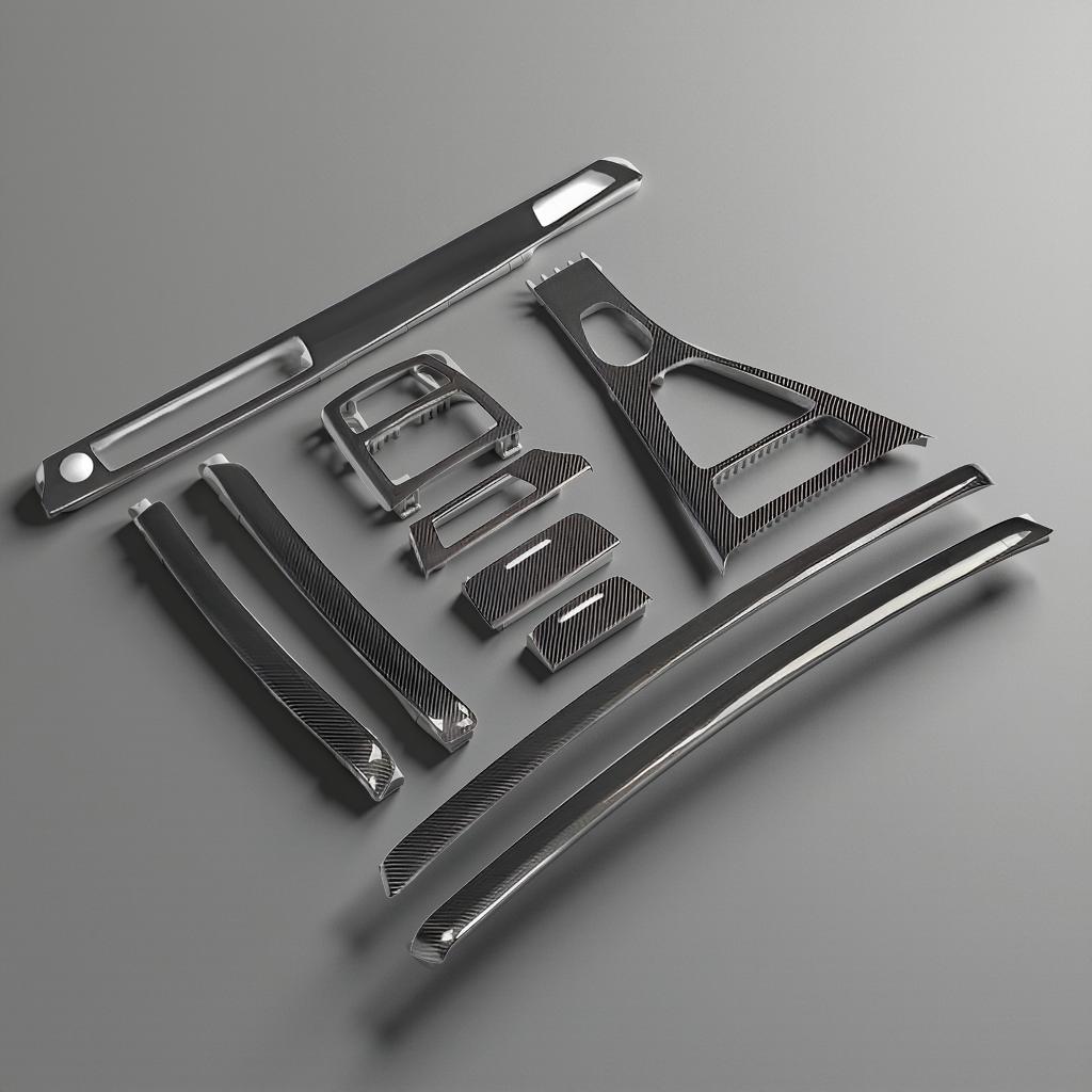 2006 BMW 3 Series E92 Carbon Fiber Trim Interior Decoration (Long Version)