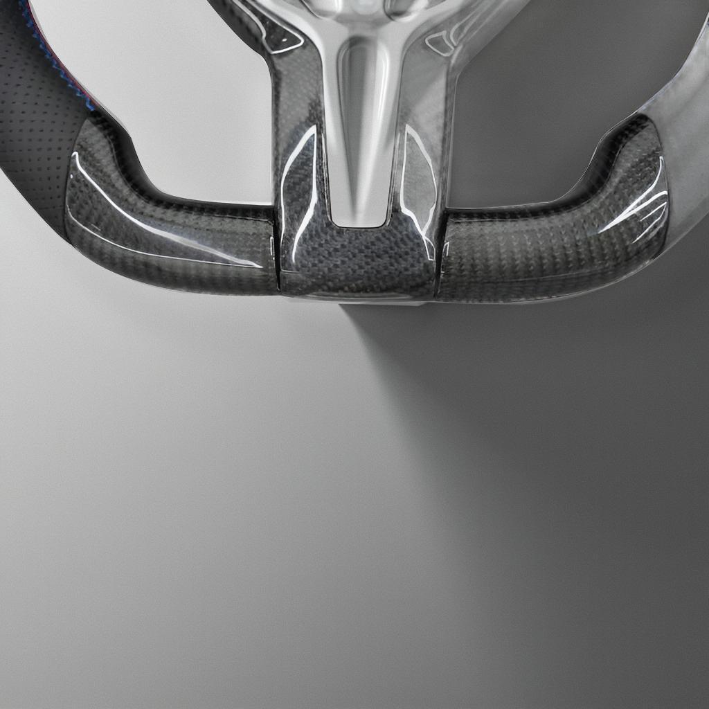 Carbon Fiber LED Sport Steering Wheel for BMW M2, M3, M4 (F22, F80, F82, F83 F Chassis)