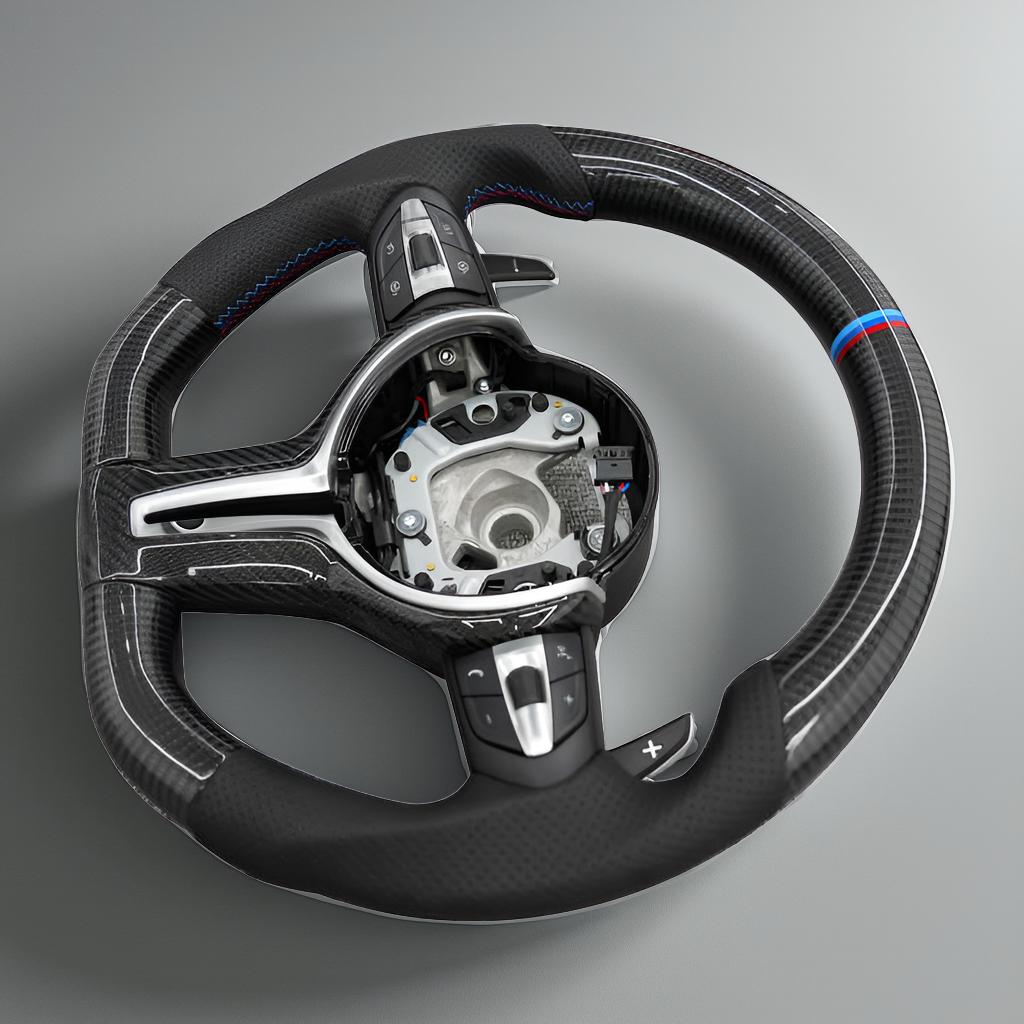Customized Carbon Fiber Sport Steering Wheel for BMW M3, M4, M5 (F83, F87) with CF Trim