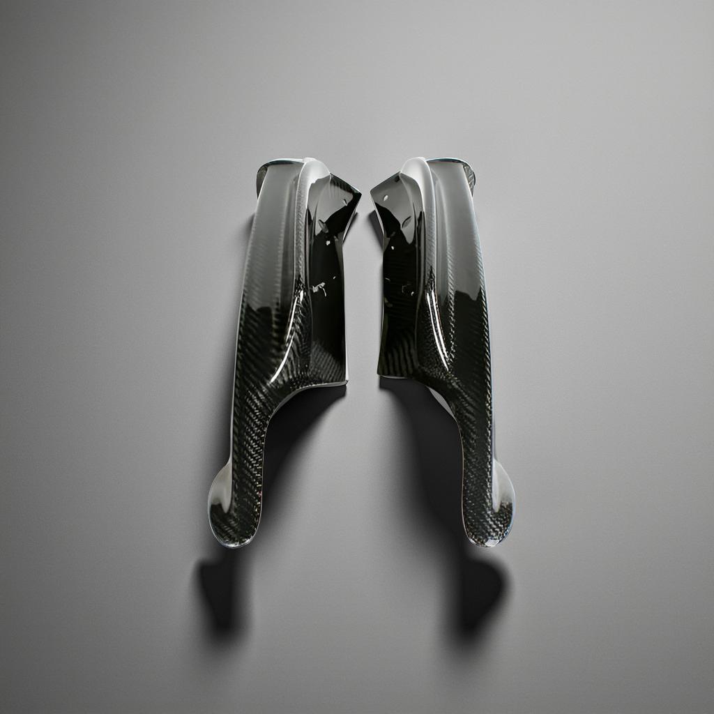 2005-2008 Real Carbon E90 M Tech Front Splitter for BMW M Tech Bumper