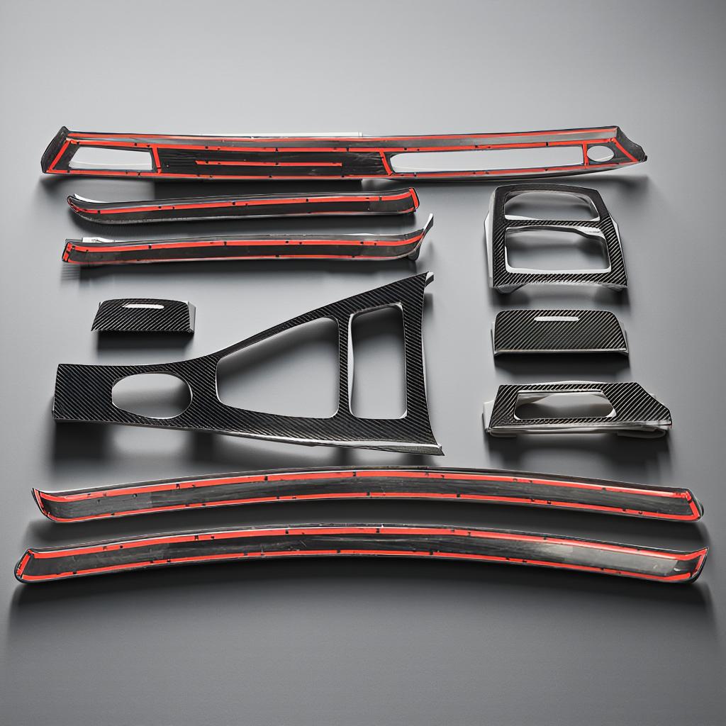 2006 BMW 3 Series E92 Carbon Fiber Trim Interior Decoration (Long Version)