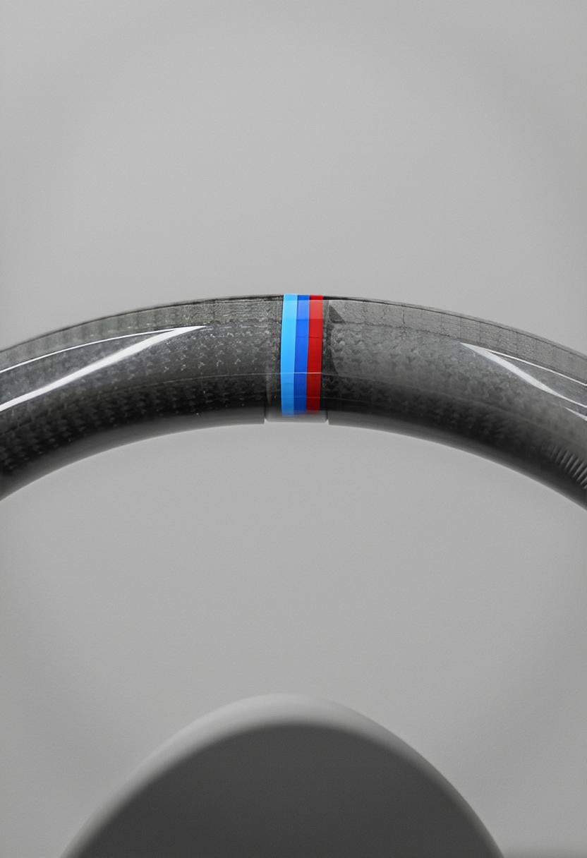 Customizable Carbon Fiber F10 M-Sport Steering Wheel for BMW F Series: F30, F80, F32, F22, F87 & More