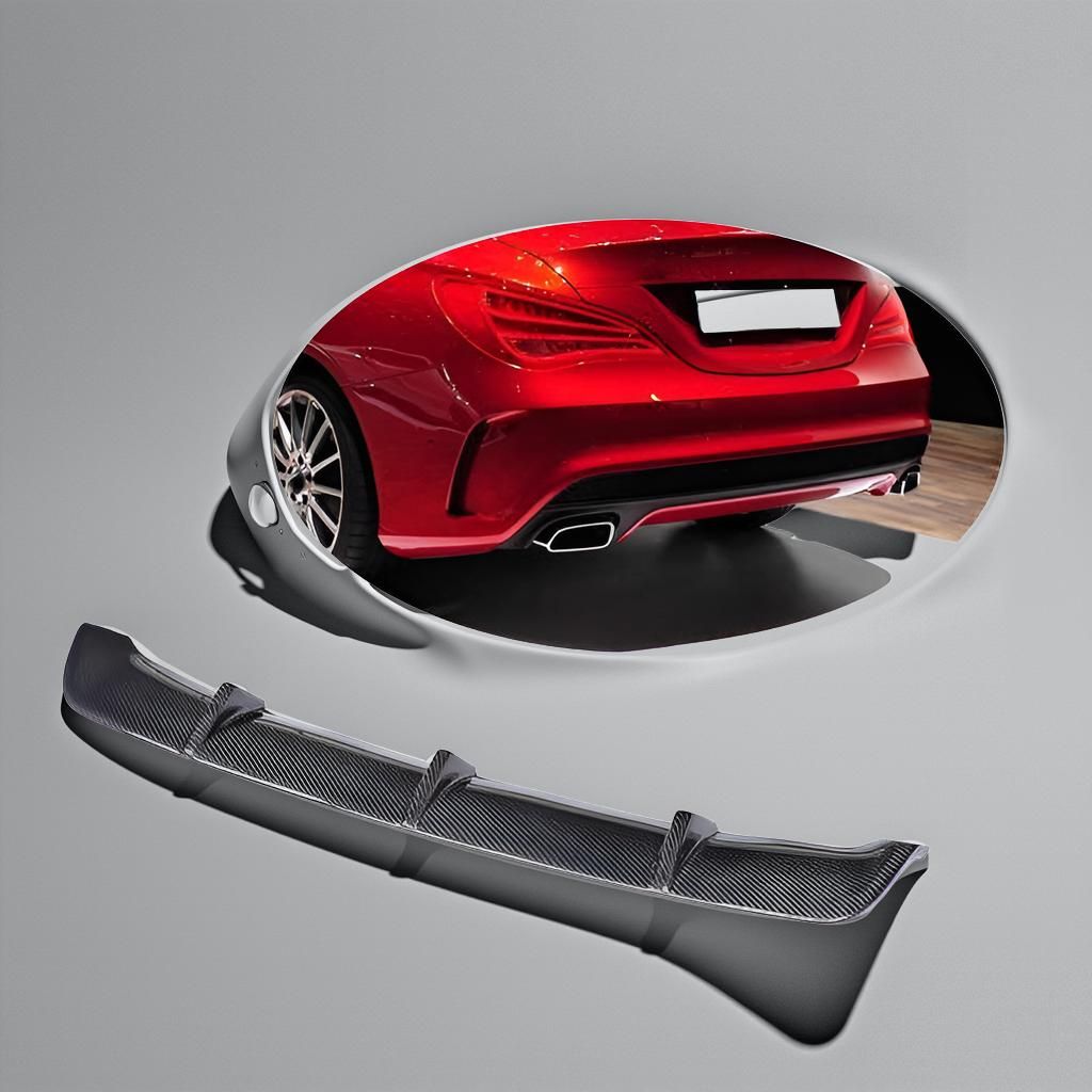 CLA-Class Carbon Fiber Rear Diffuser for Mercedes CLA 250 C117 (2014-2015)