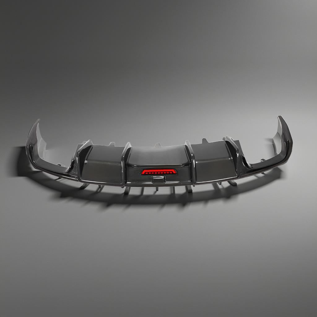 Audi A6 C7 Sedan Carbon Fiber Rear Diffuser (2016-2018)