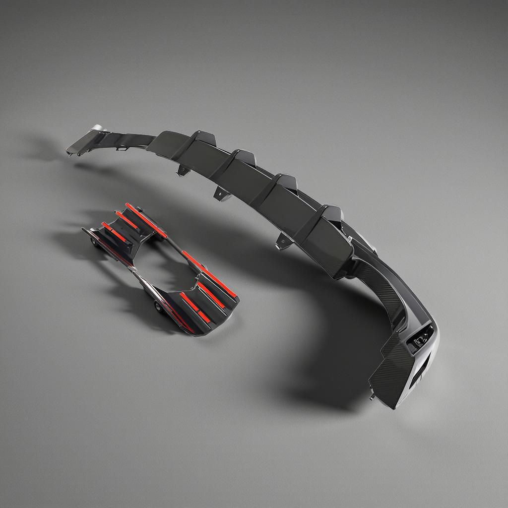 Carbon Fiber Rear Diffuser for Audi RS6 C8 (2019 to 2021)