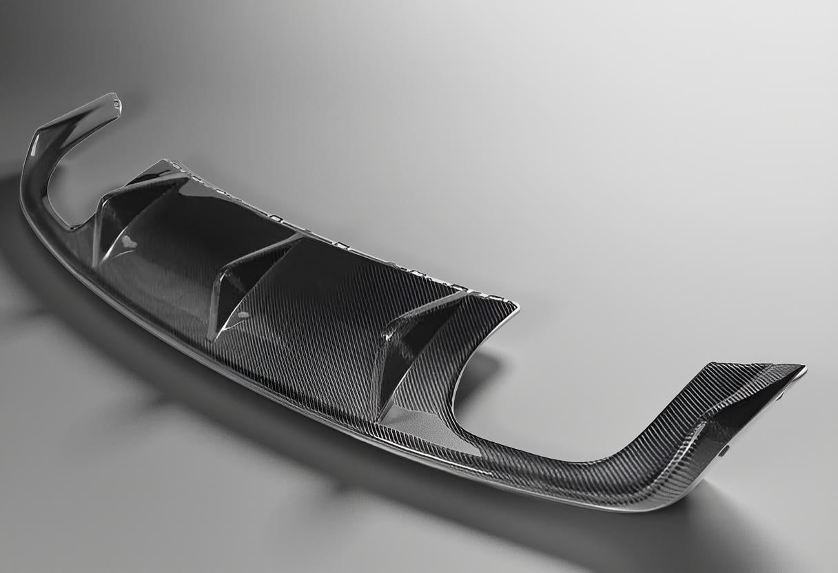 S3 Carbon Fiber Rear Diffuser for Audi A3 8V SLINE S3 Sedan 4-Door (2014-2016)