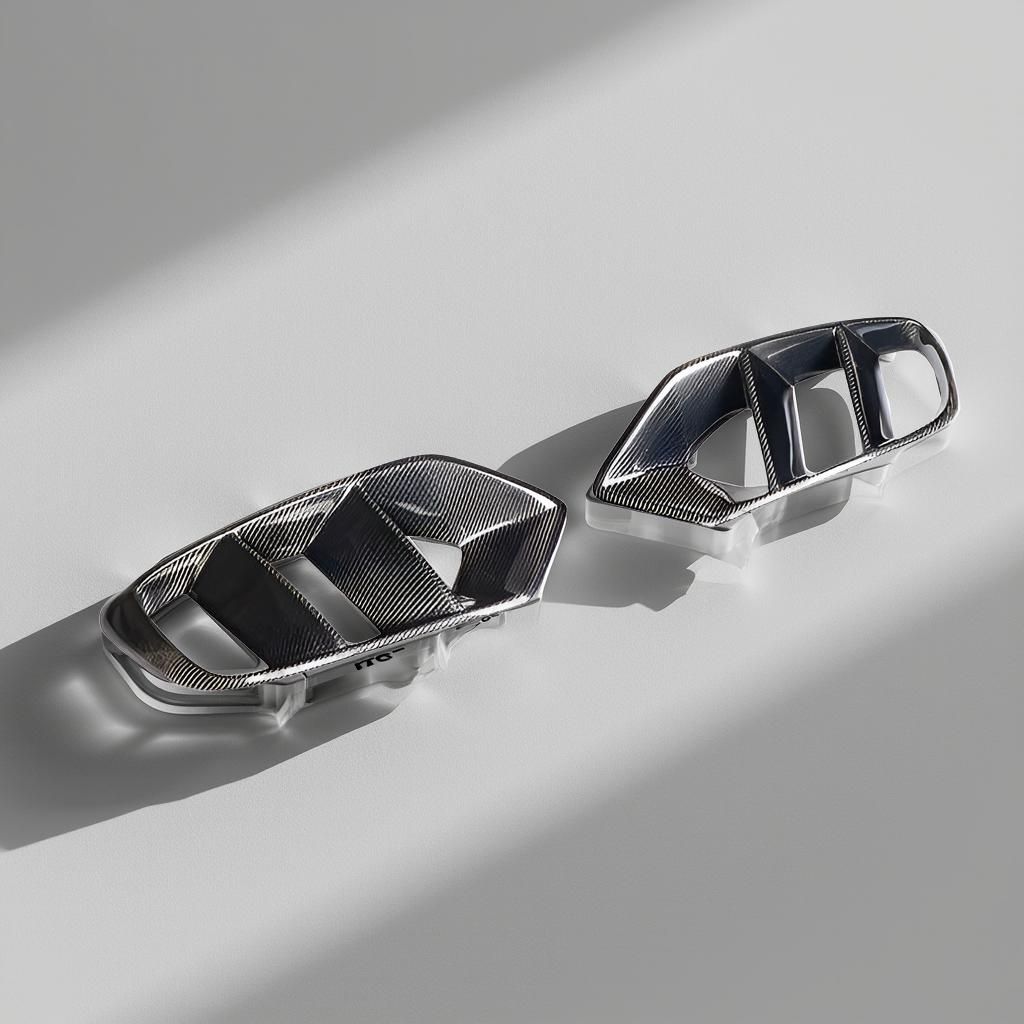 Carbon Fiber Fog Lamp Trim - Mercedes Benz C-Class W205 (C180 & C300 Sedan, 2015-2018)