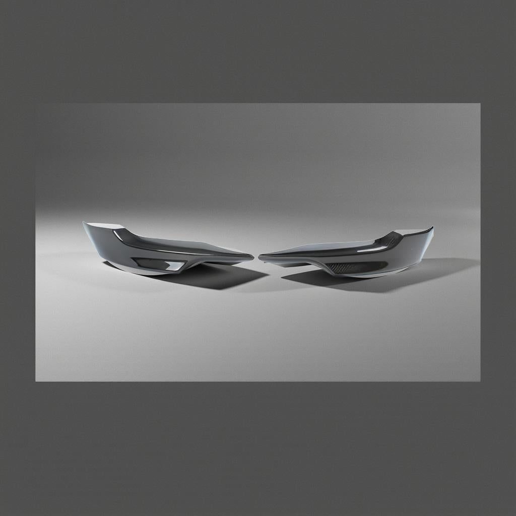 BMW E92 335i Carbon Fiber Front Bumper M Tech Splitters