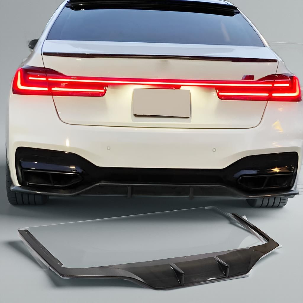 Carbon Fiber Rear Bumper Diffuser Lip Spoiler for BMW 7 Series G11 M-Sport (2019-2020)