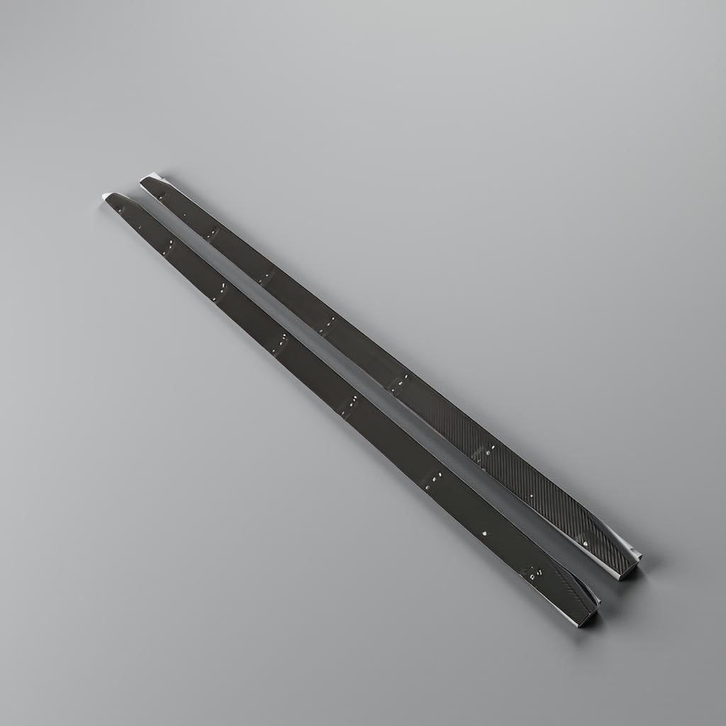Dry Carbon Fiber Side Skirt Extension - Audi S3 8Y Premium Sedan (2021-2023)
