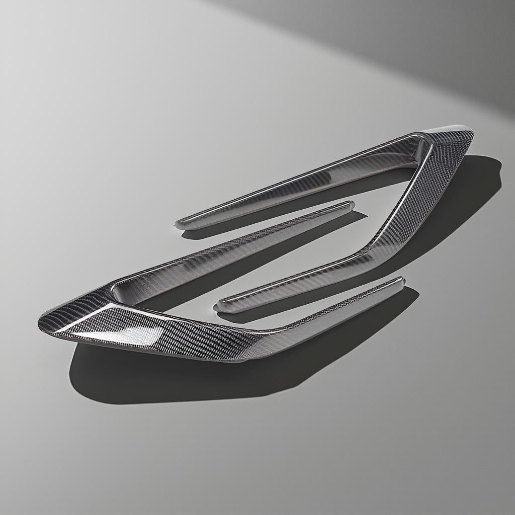 Carbon Fiber Front Fender Scoop - Mercedes C-Class W205 C63 AMG (2015-2017)