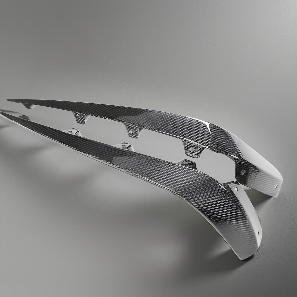 Mercedes-Benz CLS-Class W218 AMG Carbon Canards for CLS63 Front Bumper (15-17)