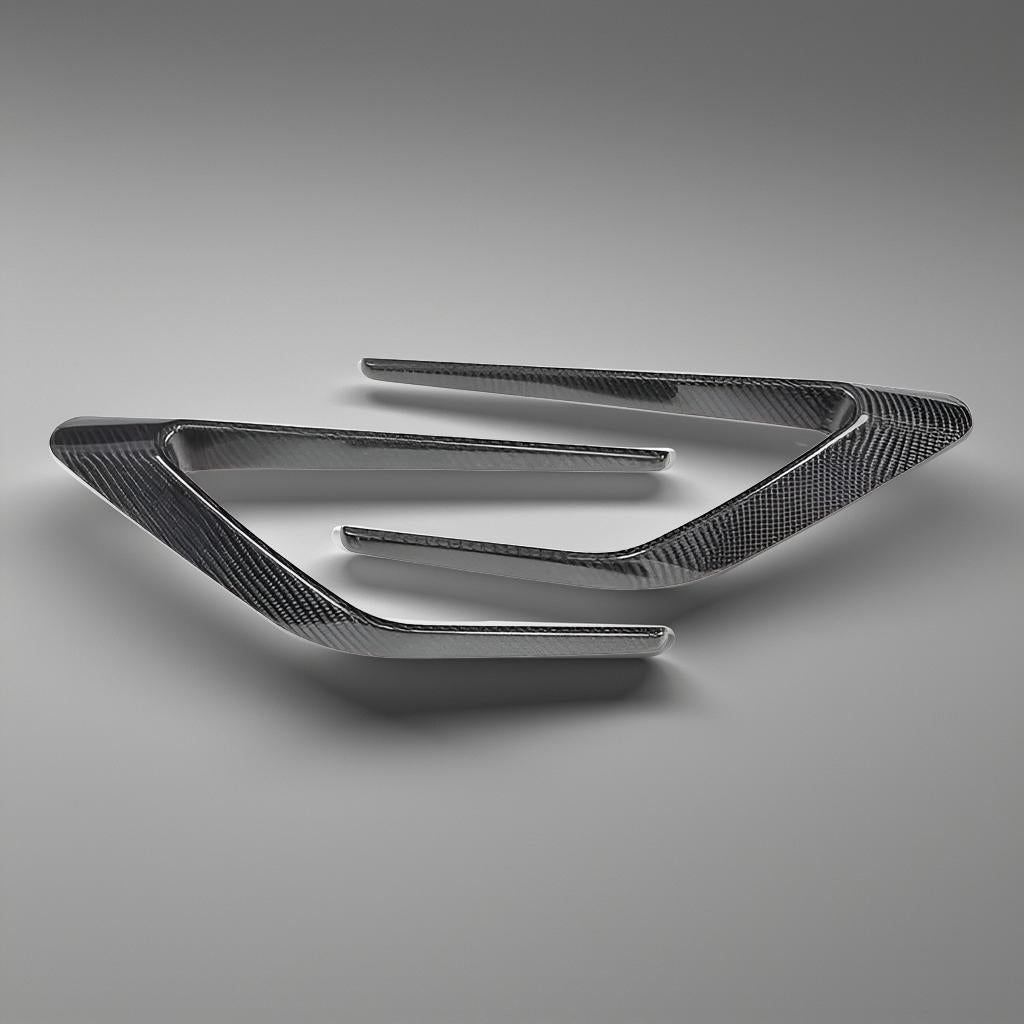 Carbon Fiber Front Fender Scoop Vents - Mercedes Benz C-Class W205 C63 AMG (2015-2017)