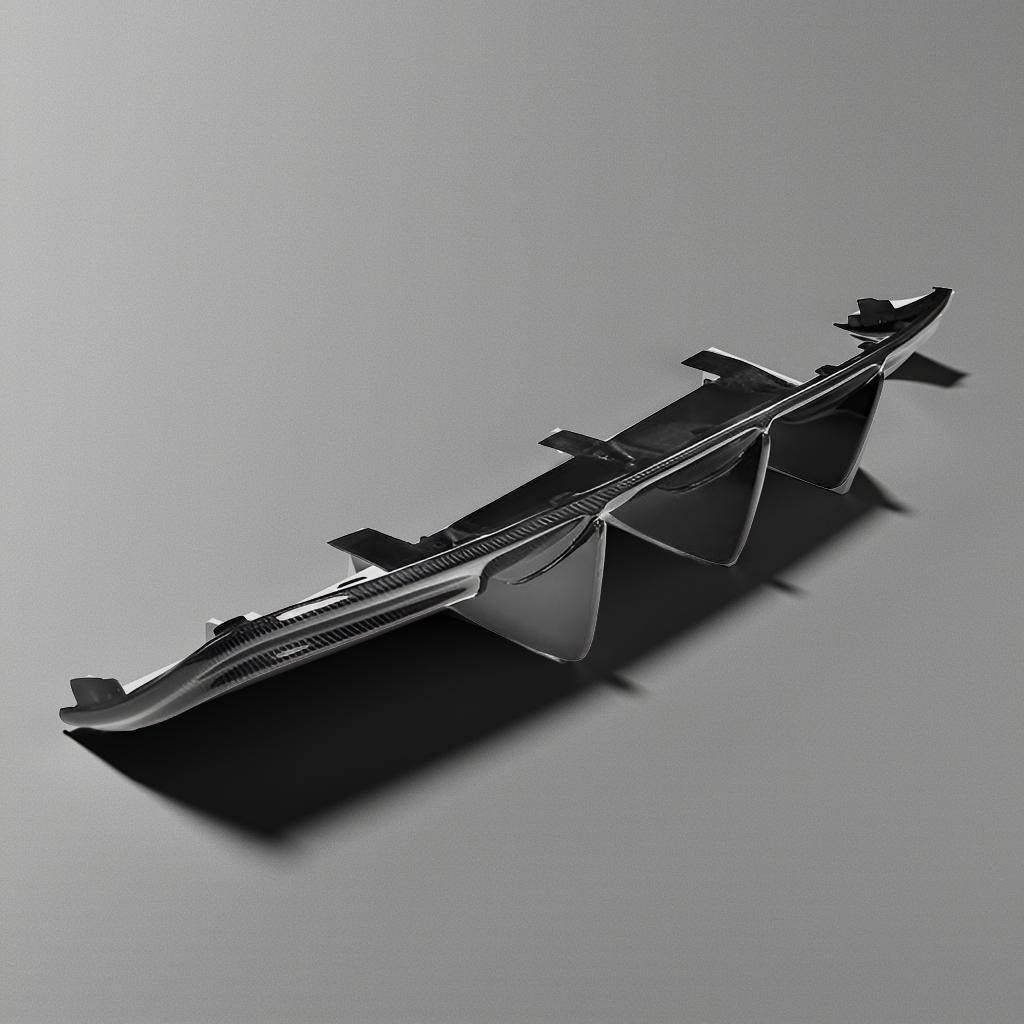 W204 C63 Carbon Fiber Rear Diffuser - Mercedes Benz AMG Black Series (2009-2011)