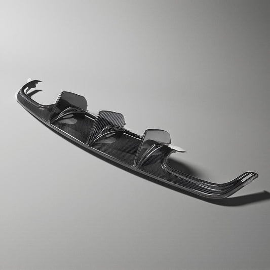 W204 C63 Carbon Fiber Rear Diffuser - Mercedes Benz AMG Black Series (2009-2011)