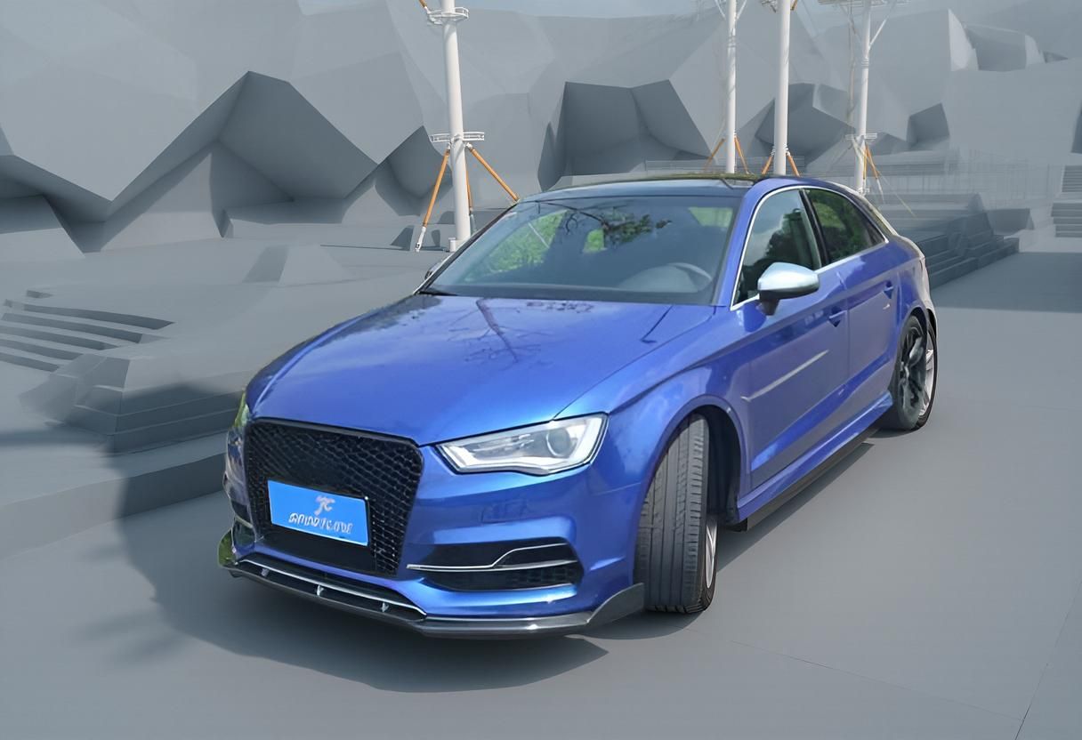 Carbon Fiber S3 Front Splitter & Chin Spoiler - Audi A3 & S3 S-line (2014-2016 Pre-Facelift)