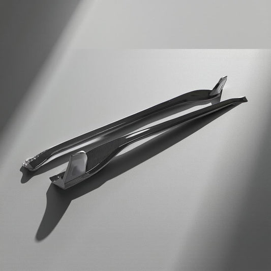 Porsche 911 992 Turbo S Coupe Dry Carbon Fiber Side Skirts & Winglet (2019-2021)