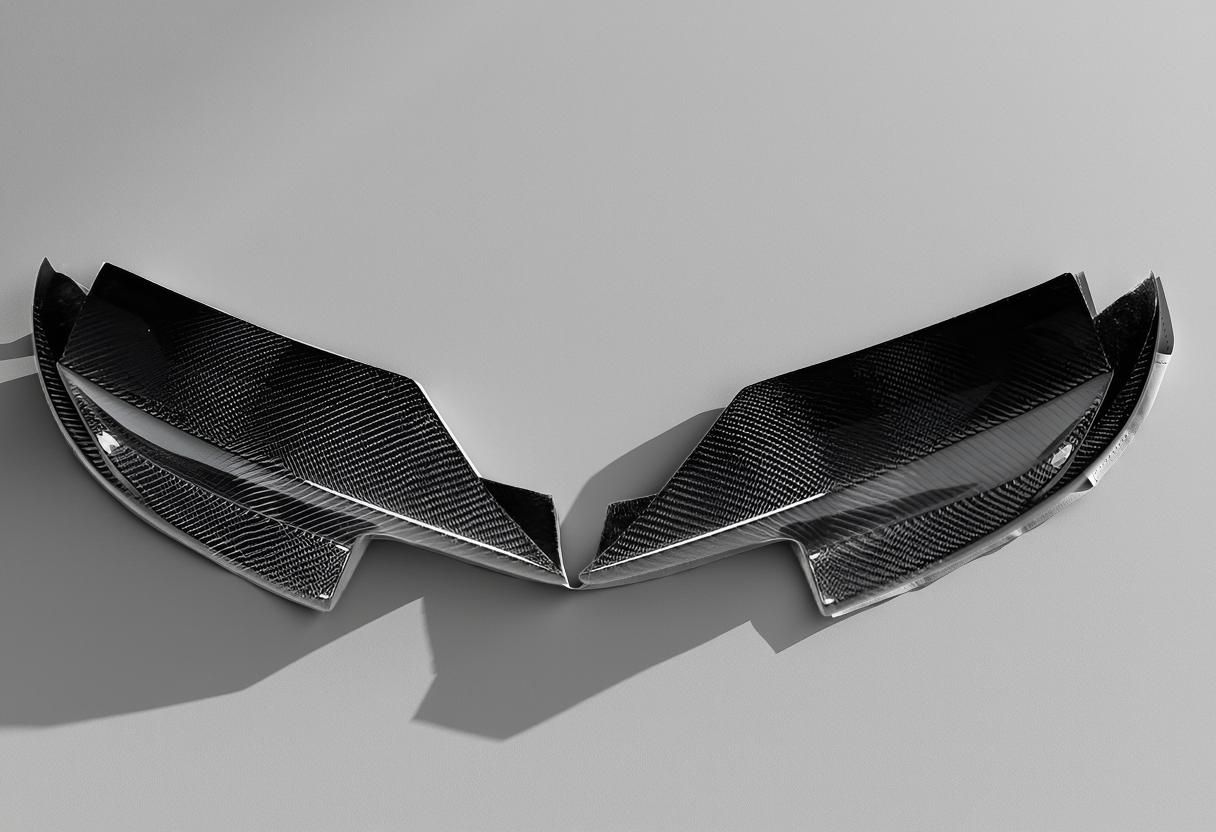 Carbon Fiber Front Bumper Splitters for BMW 5-Series F10 M5 (2012-2017)