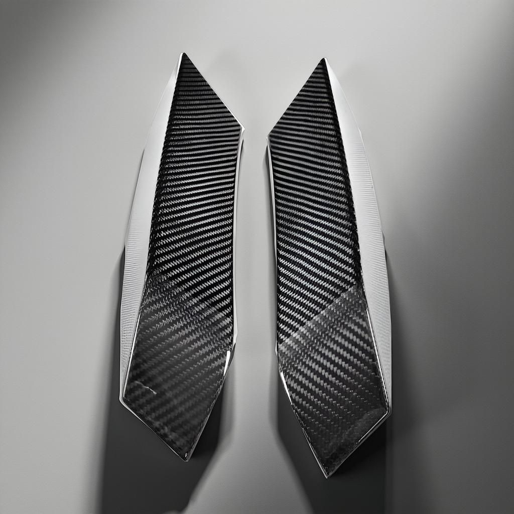 Carbon Fiber Front Bumper Splitter & Canards for BMW M3 F80 & M4 F82/F83 (2014-2019) Cupwing Winglets Vent Flaps