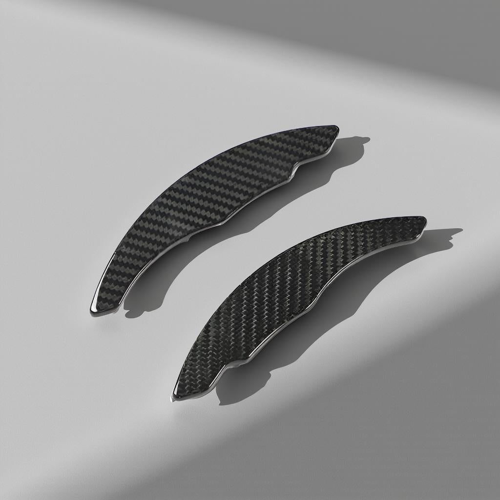 Dry Carbon Fiber Paddle Shift Extensions - VW Golf 7 R-Line, GTI, Polo GTI, GTS