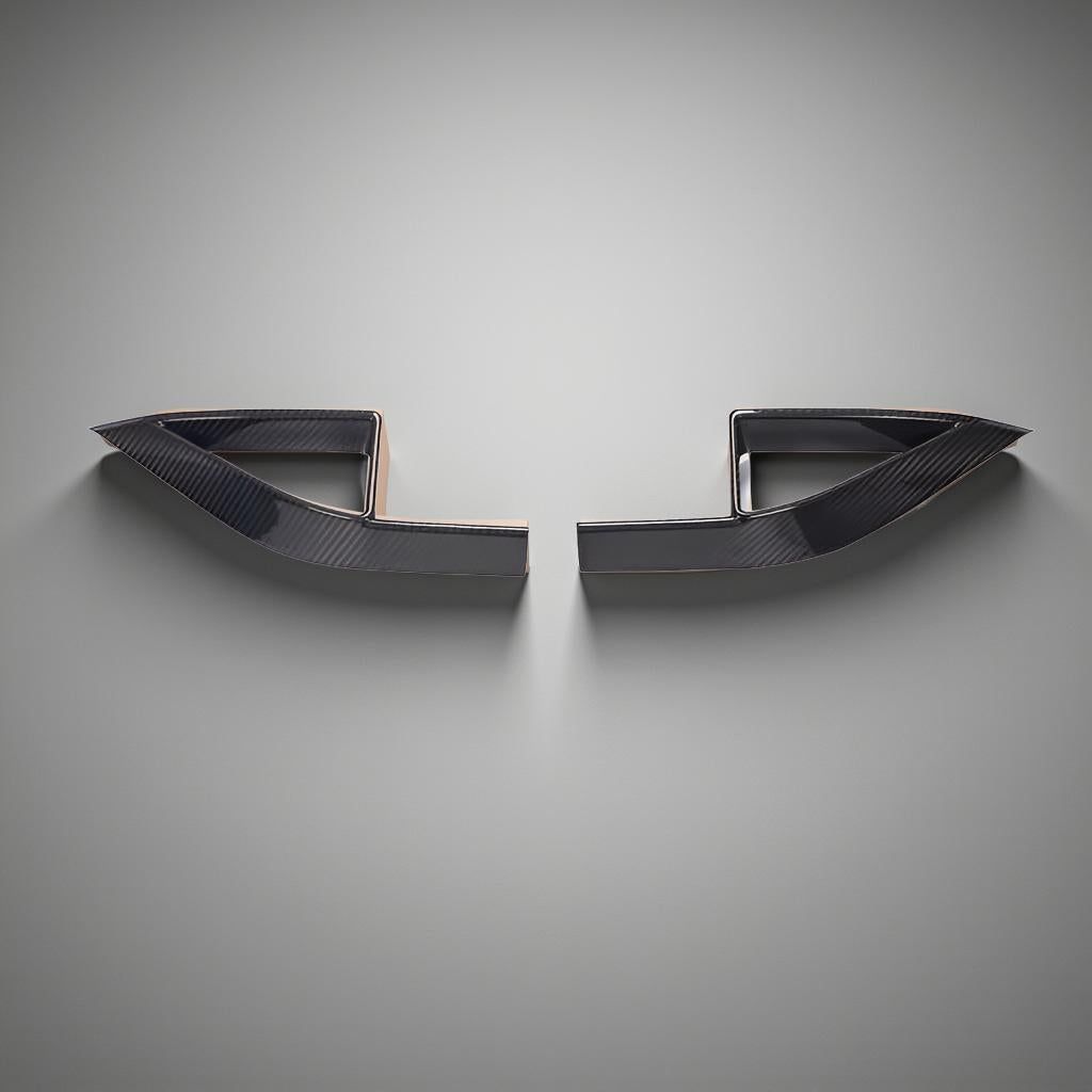 Dry Carbon Fiber Front Lower Grill Vents - Mercedes Benz W213 E53 AMG Sport Sedan (2020-2021)