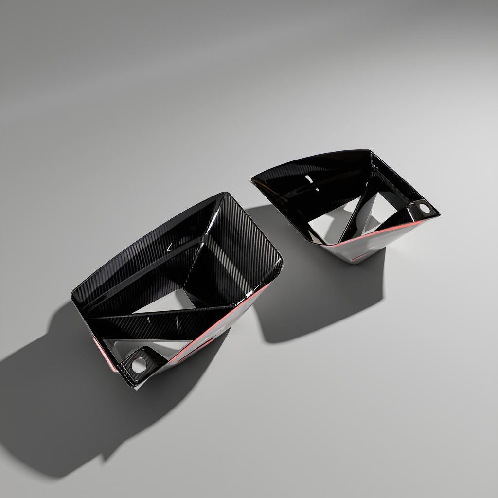 G87 M2 Carbon Fiber Front Bumper Air Ducts for 2023-2024 BMW M2 Base Coupe