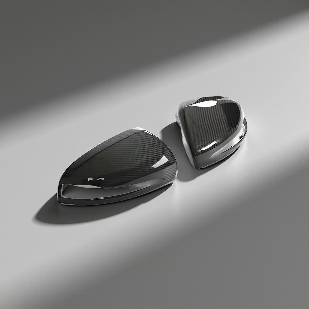 Carbon Fiber Mirror Covers for Mercedes Benz W205, X253, W222, W213 C-Class, E-Class, S-Class & GLC-Class