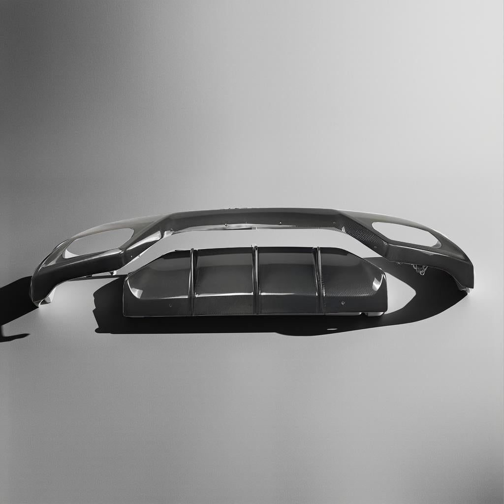 Carbon Fiber Rear Bumper Valance Lip for Mercedes-Benz A250 & A45 AMG (2013-2018)
