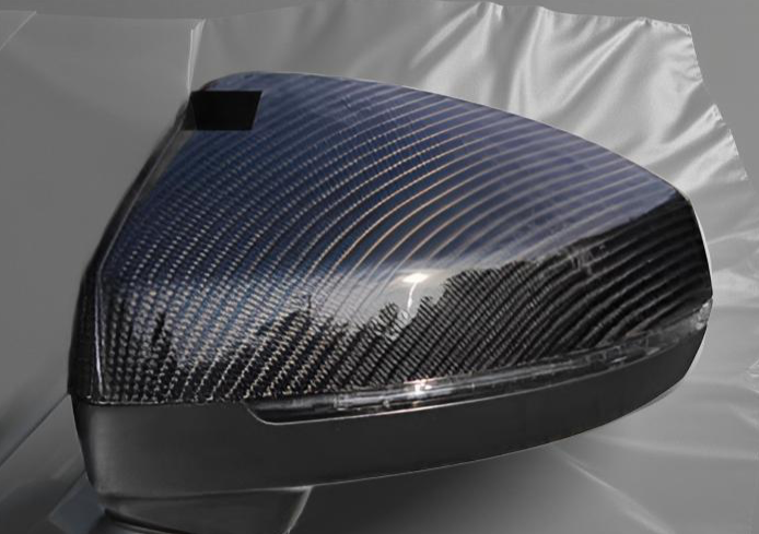 Audi A3 8V RS3 & S3 Carbon Fiber Side Wing Mirror Cover (Without Side Assist)