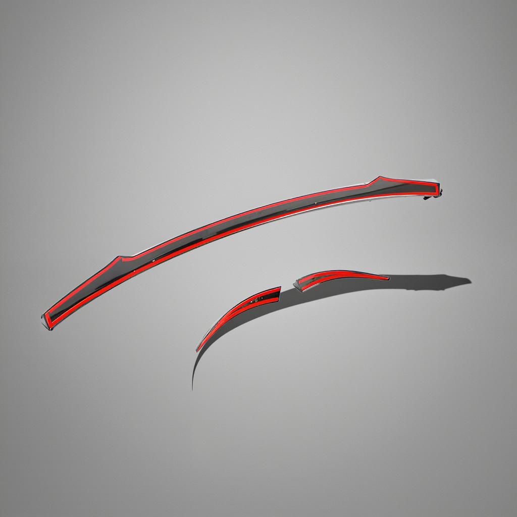 Carbon Fiber Rear Middle Spoiler for Maserati Levante Base SUV (2016-2019)