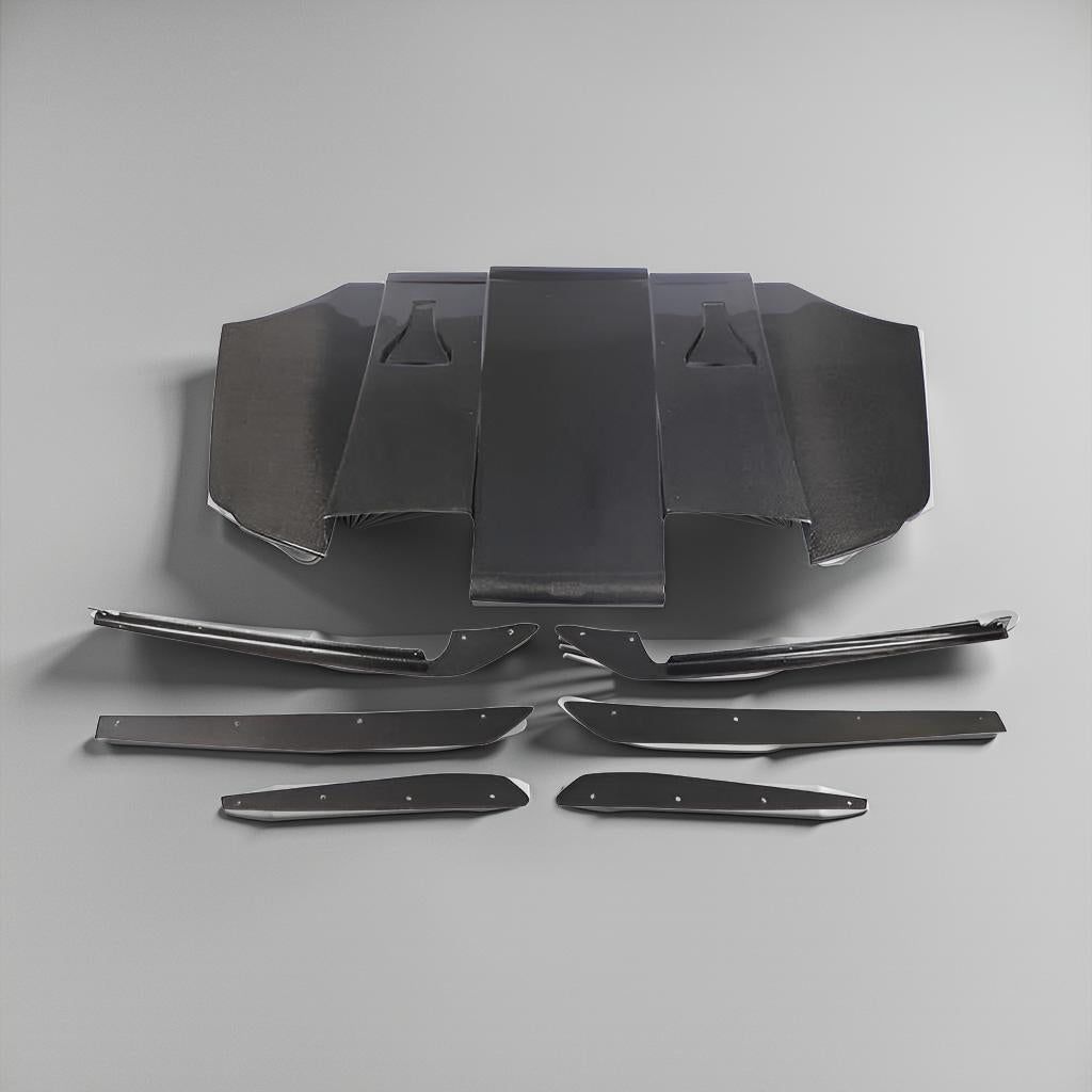 Carbon Fiber Rear Diffuser System Bottom Plate for BMW E92 M3 2-Door (2008-2013)