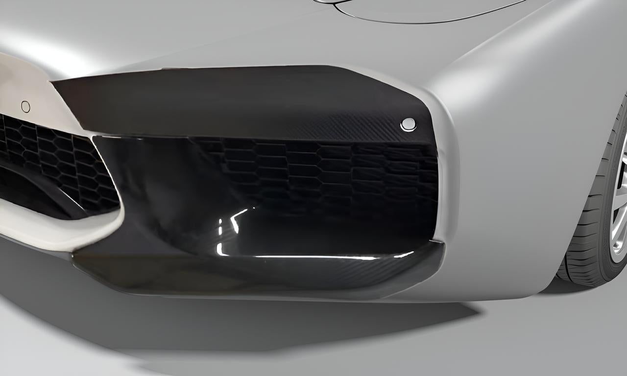 Carbon Fiber Front Canards Fog Lamp Vents for BMW F90 M5 (2018-2020)