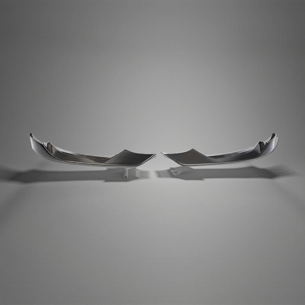 Carbon Fiber Front Bumper Side Lip Splitter for BMW F80 M3 Sedan & F82 F83 M4 Coupe Original M Bumper (2012-2018)