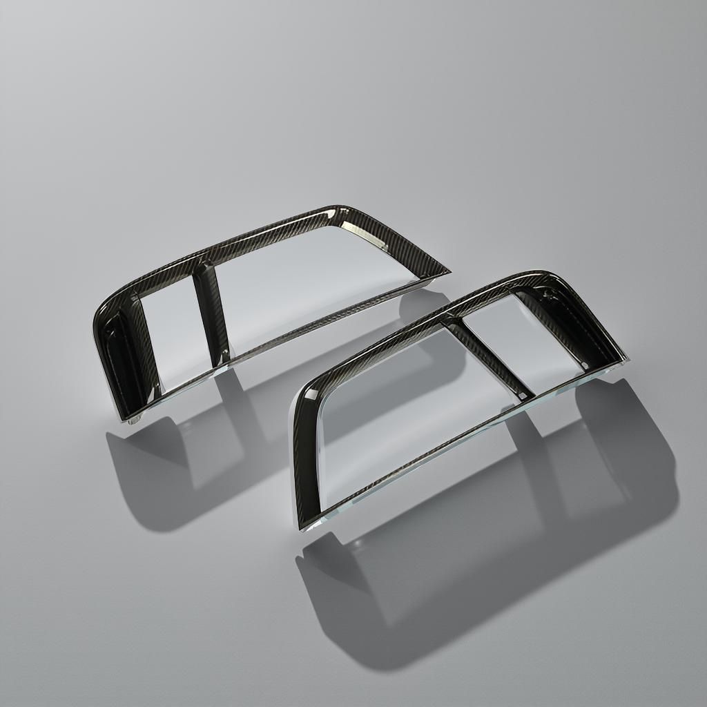 Audi R8 Carbon Fiber V10 Rear Bumper Vent & Fender Covers (2016-2018)