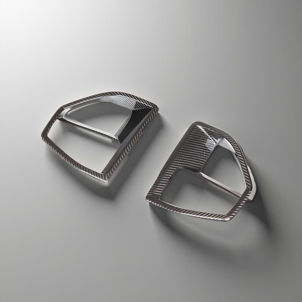 Dry Carbon Fiber Front Bumper Air Vents for BMW G05 X5 M Sport 2019 Exterior Decoration