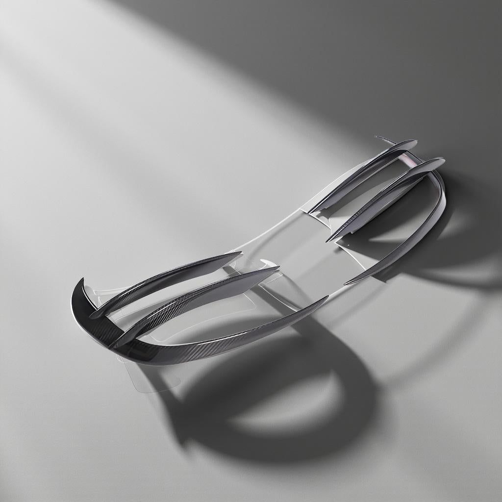 Carbon Fiber Front Canards - Mercedes-Benz C-Class (2019-2020, C200 & C300, 2D & 4D, W205/C205/A205)
