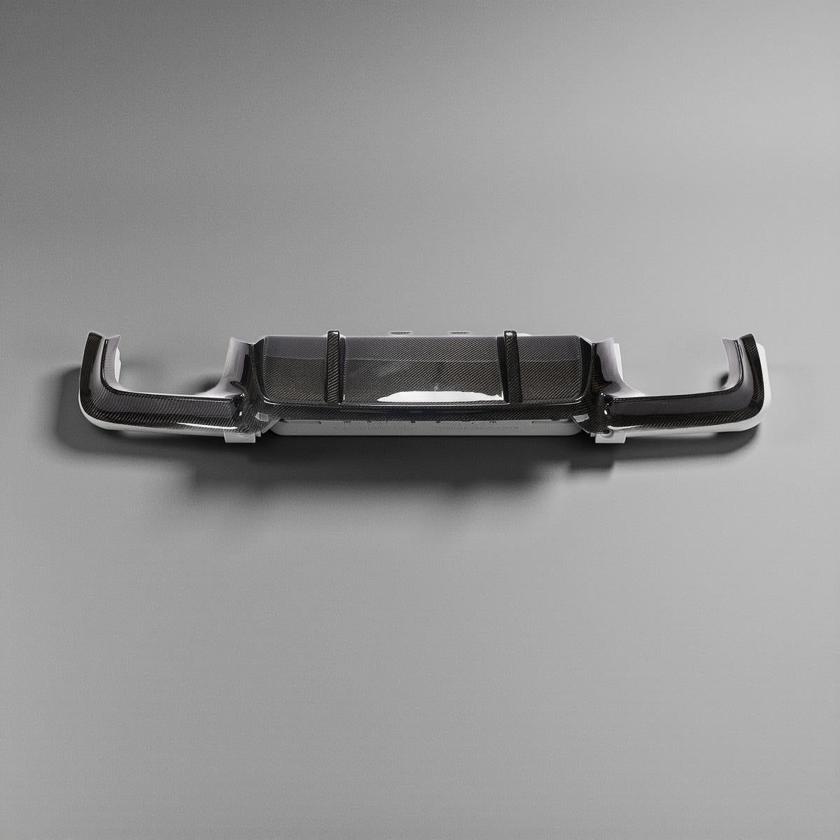 Rear Bumper Diffuser Lip Spoiler Body Kit Carbon Fiber for BMW F10 M5 (2012-2017)