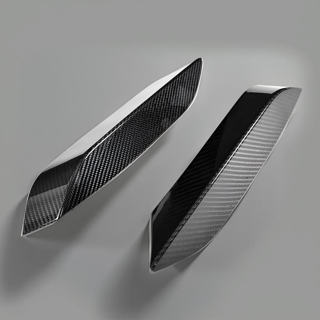 Dry Carbon Front Bumper Splitters for BMW F80 M3 & F82/F83 M4 (2014-2019)