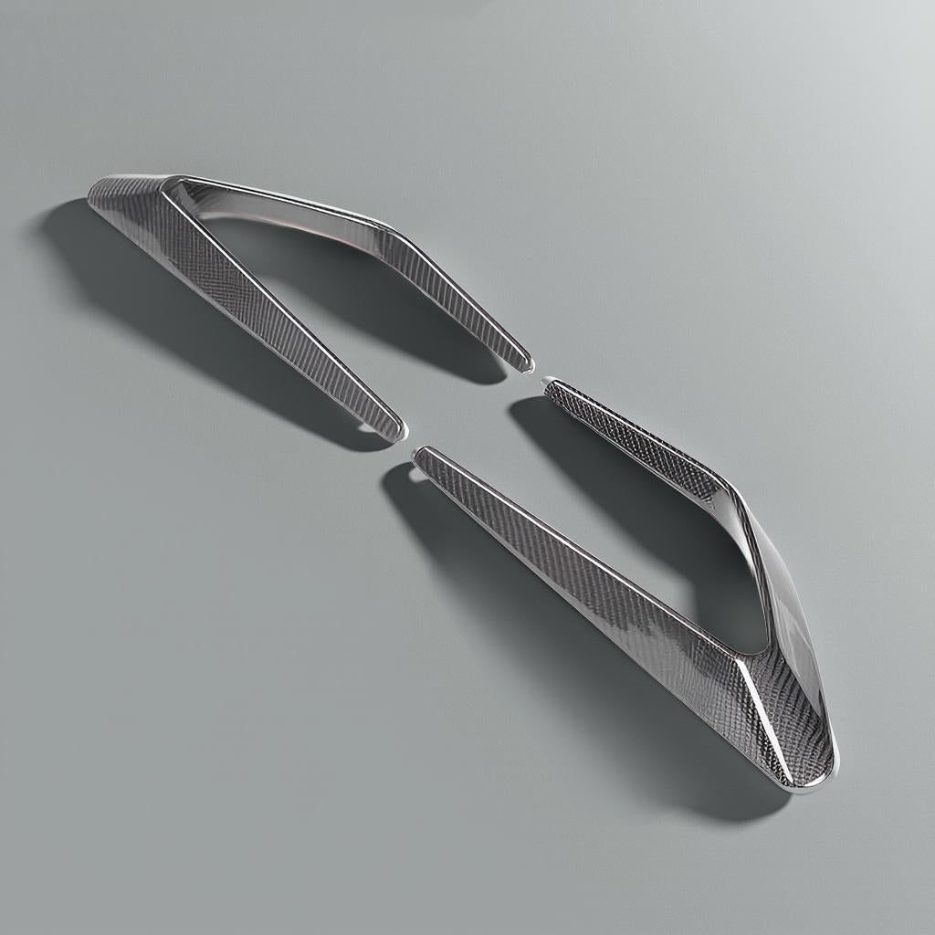 Carbon Fiber Front Fender Scoop - Mercedes C-Class W205 C63 AMG (2015-2017)