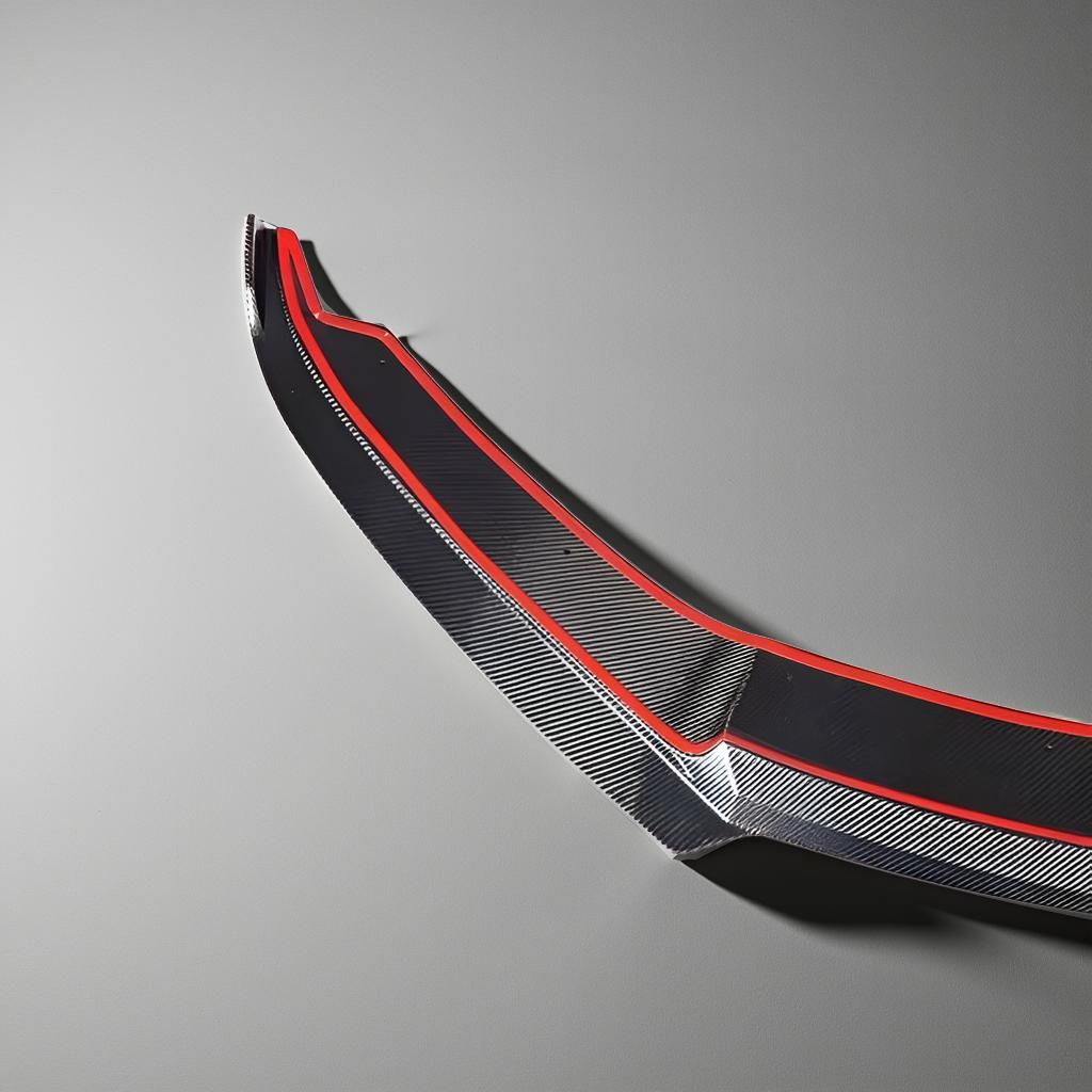 I8 V Style Carbon Fiber Front Lip Spoiler for 2014-2018 BMW I8 Coupe 2-Door