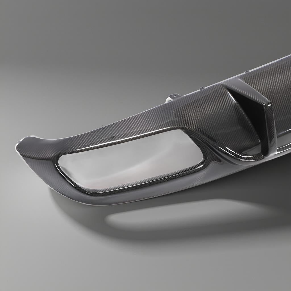 Mercedes W205 C63 AMG 2-Door Carbon Fiber Rear Diffuser Lip (2015-2019)