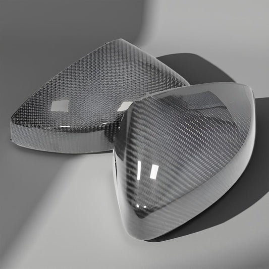 Audi A3/S3/RS3 8V Carbon Fiber Mirror Covers with Side Assist Holes (2012-2015)