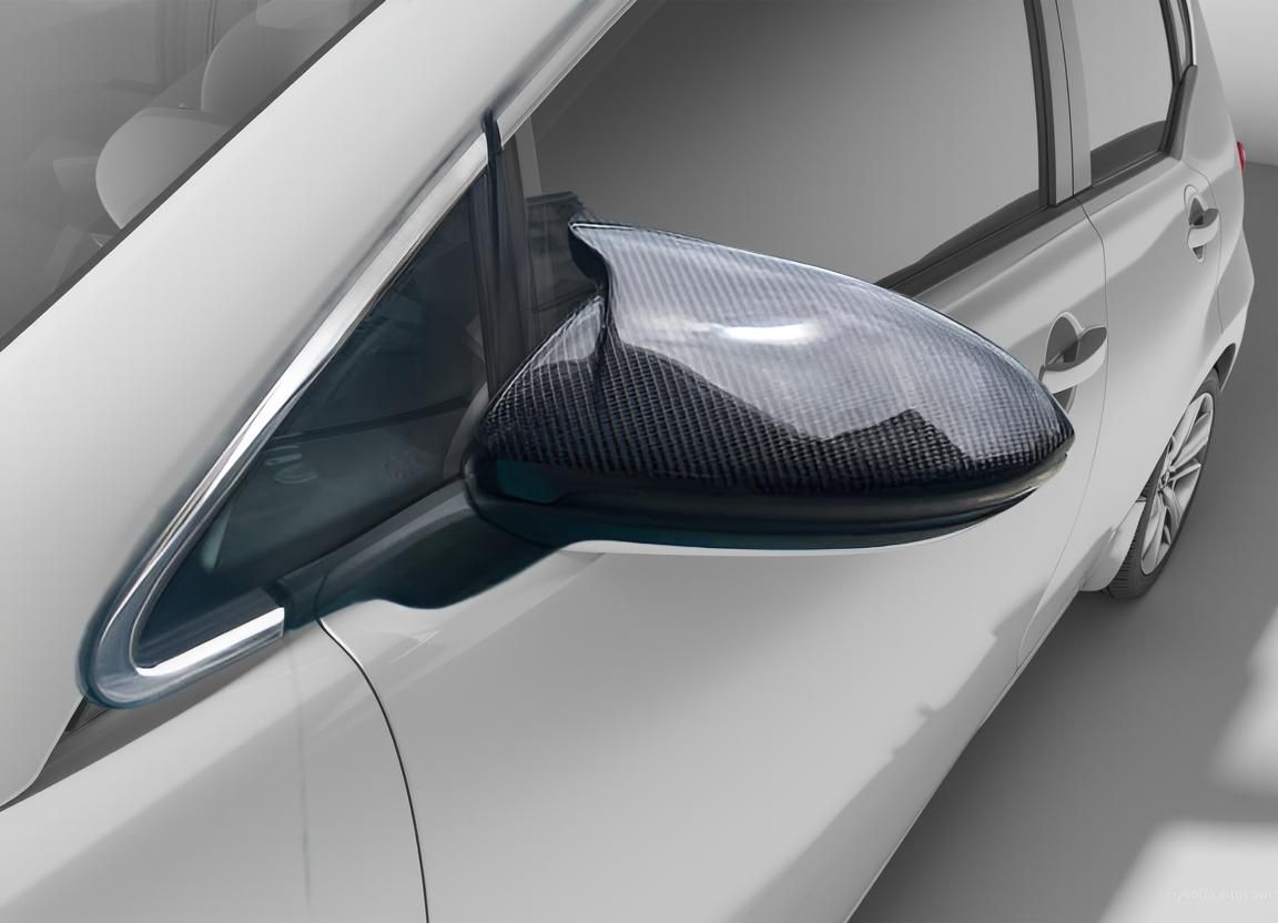 Carbon Fiber Rear Side Mirror Cover - VW GTI Golf 7 & Mk7.5 R M Style