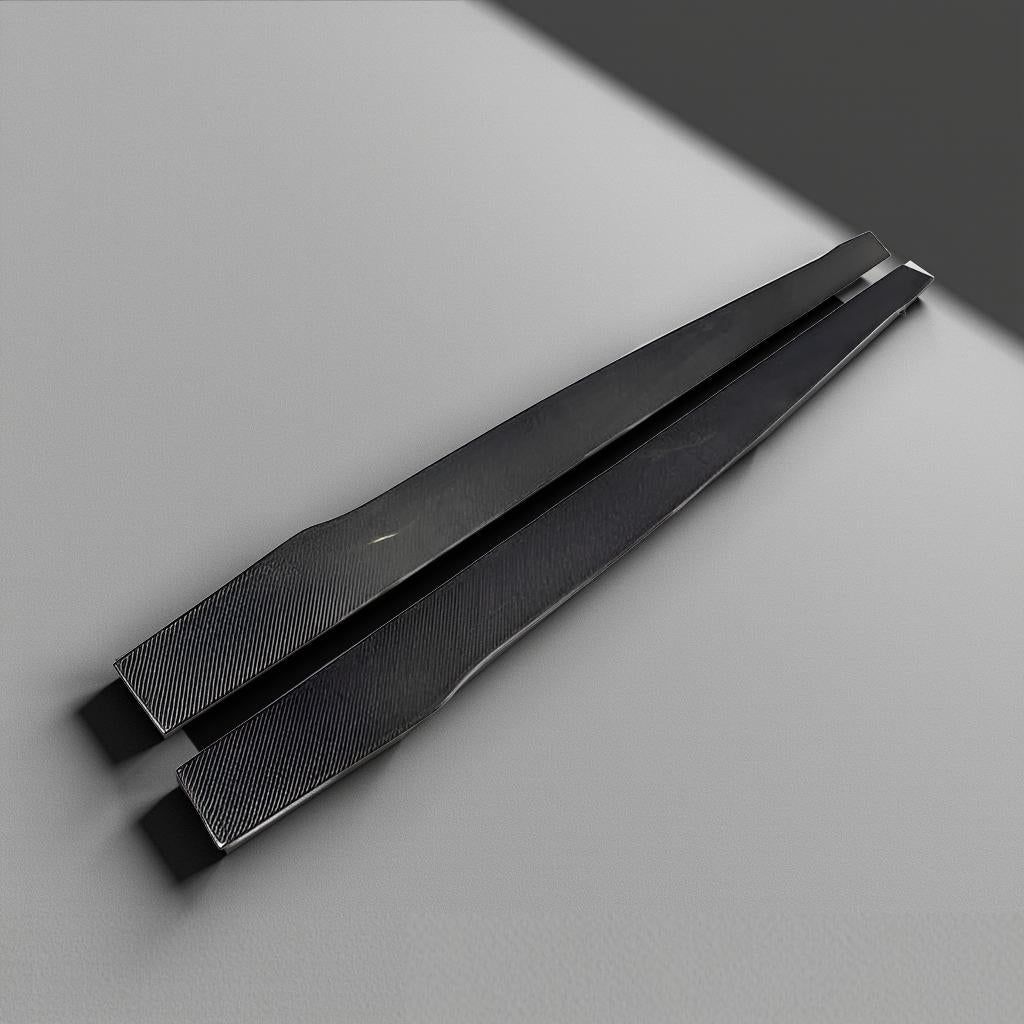 Audi RS3 8V Carbon Fiber Facelift Side Skirts Extension (2017-2018)