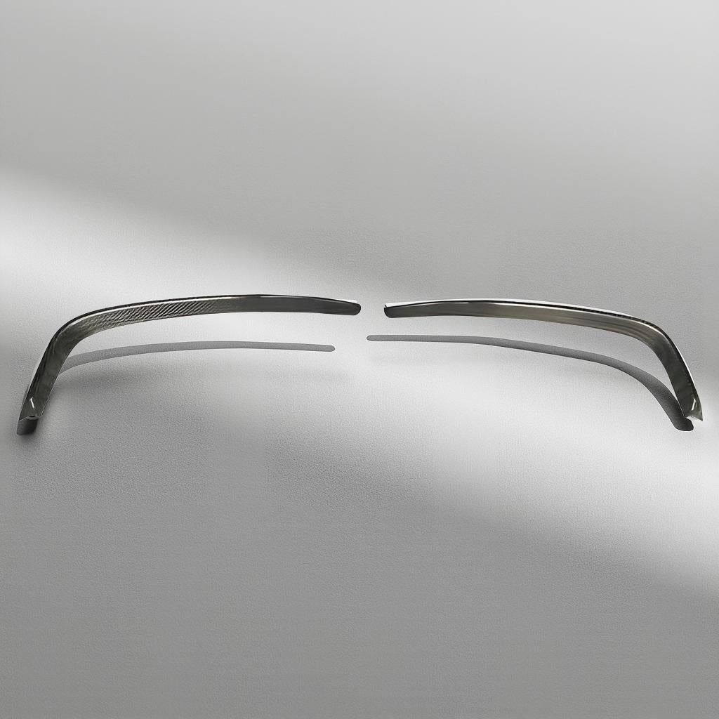 Carbon Fiber Front Bumper Air Fender Vent Fins for Audi S3 or A3 8V Sline Sedan (2014-2016)